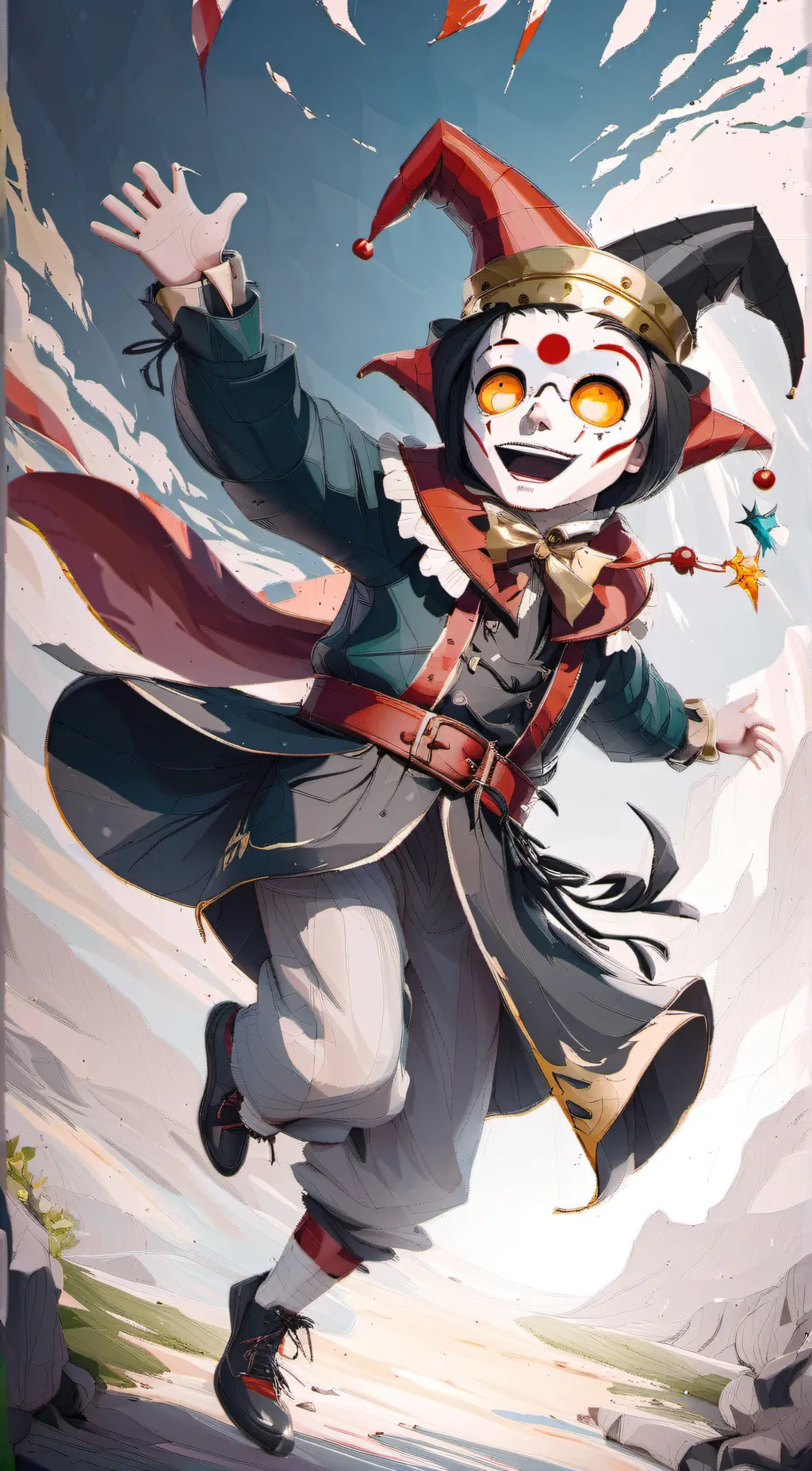 ai character: Caine as baby background