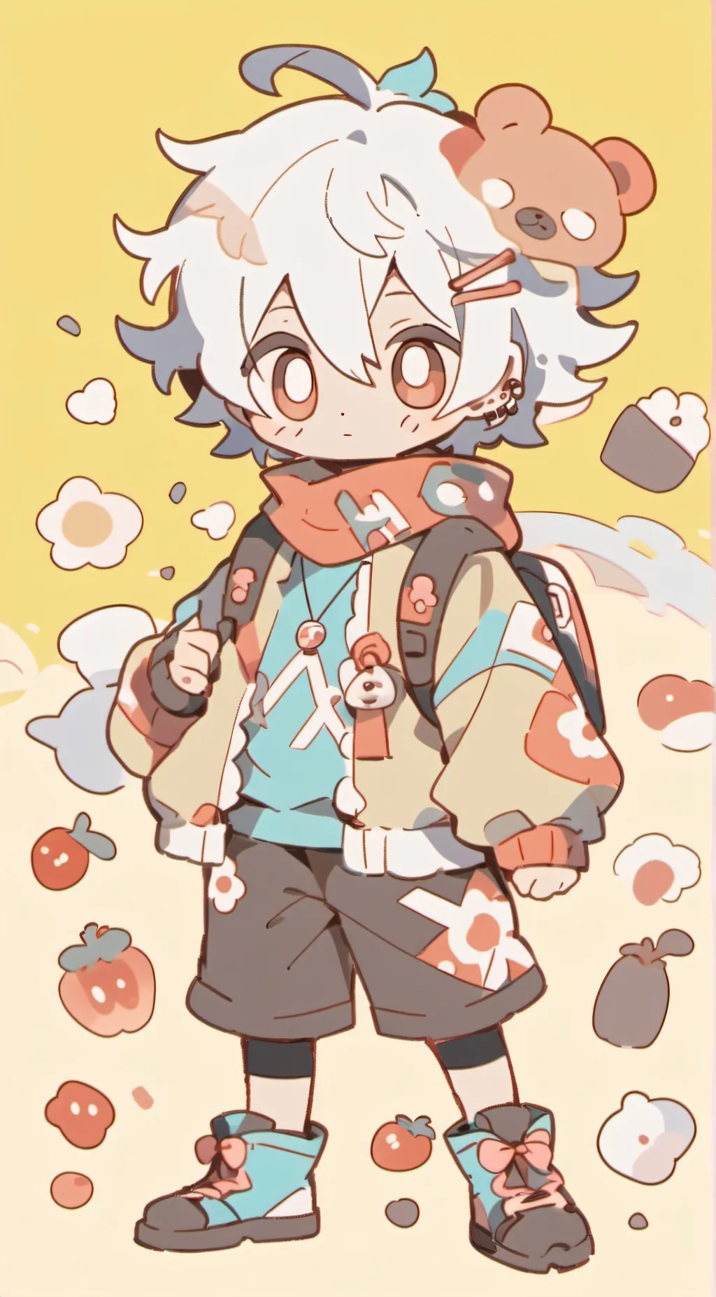 ai character: Jeff and Liu woods background