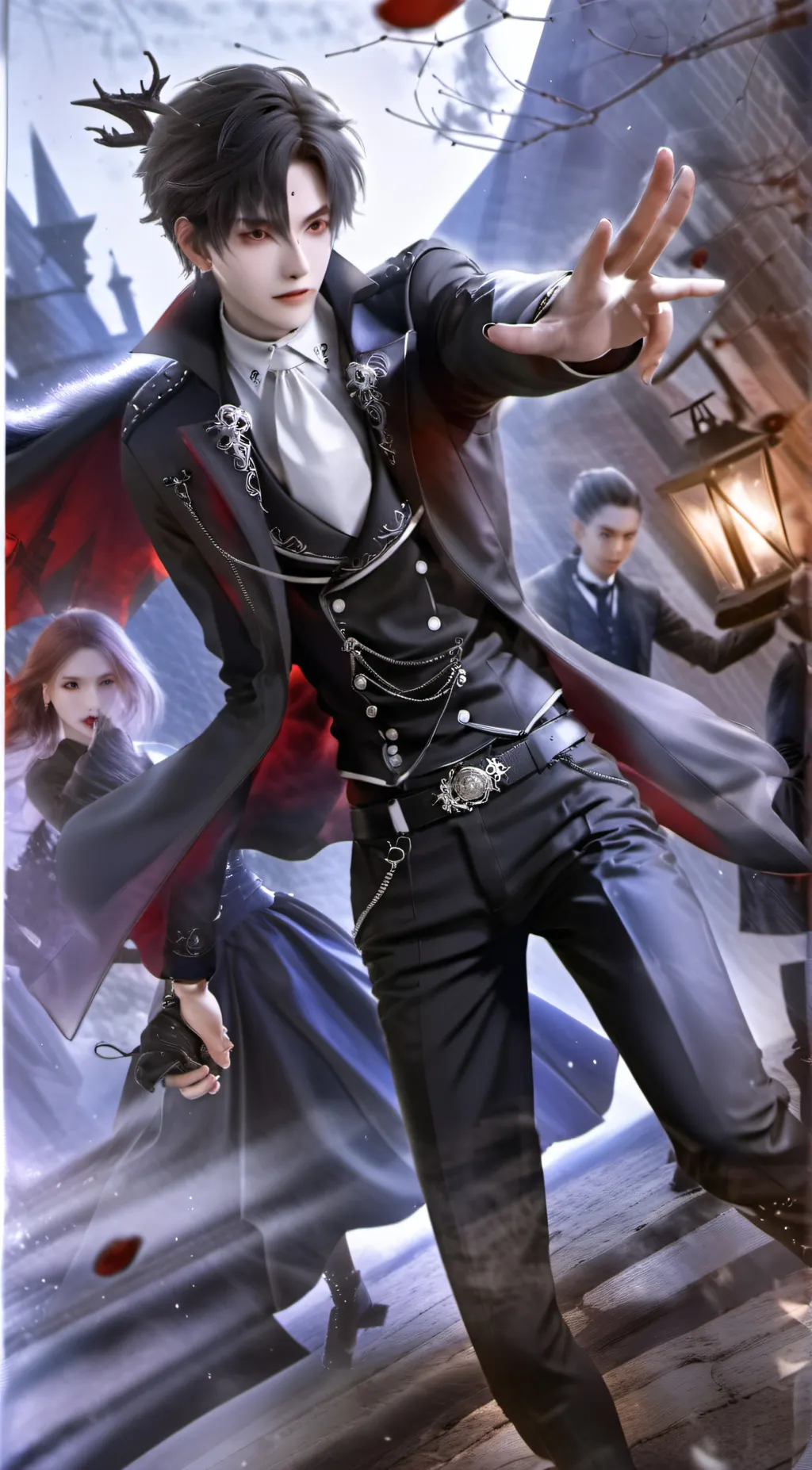 ai character: Dark side background