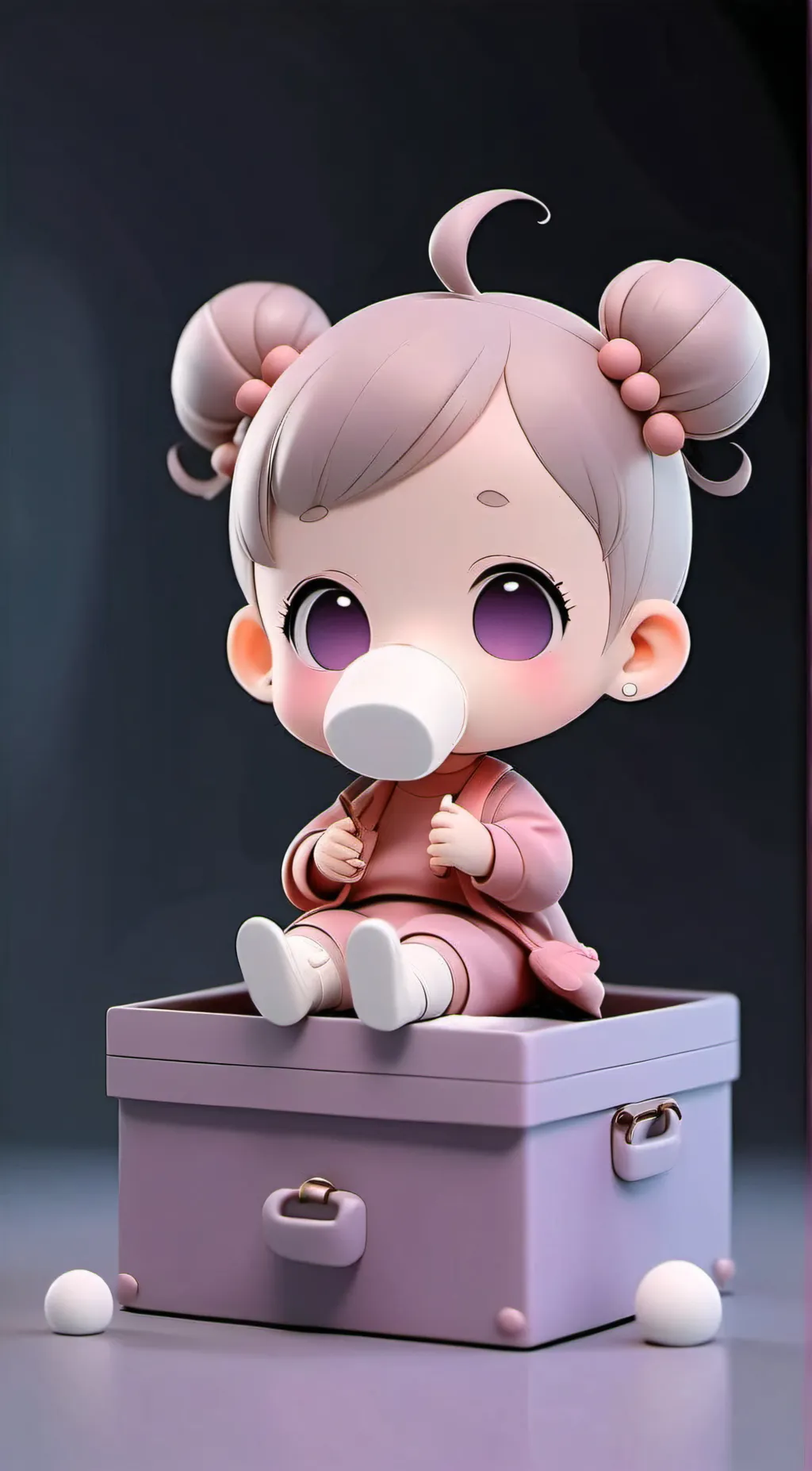 ai character: Binky  background