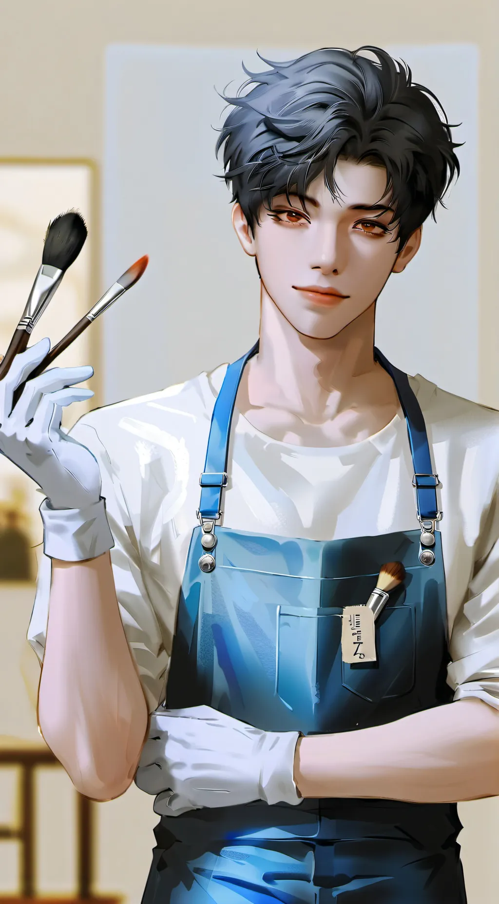 ai character: ethan candy background