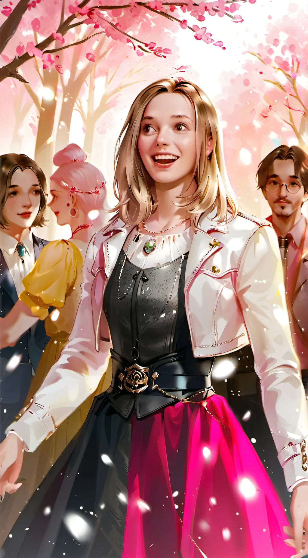 ai character: The mean girls. background