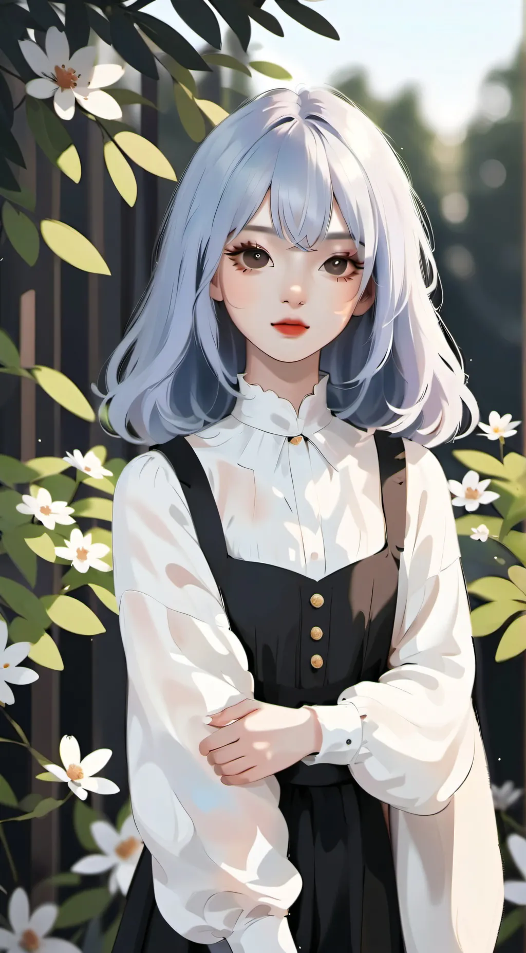 ai character: Pearl background