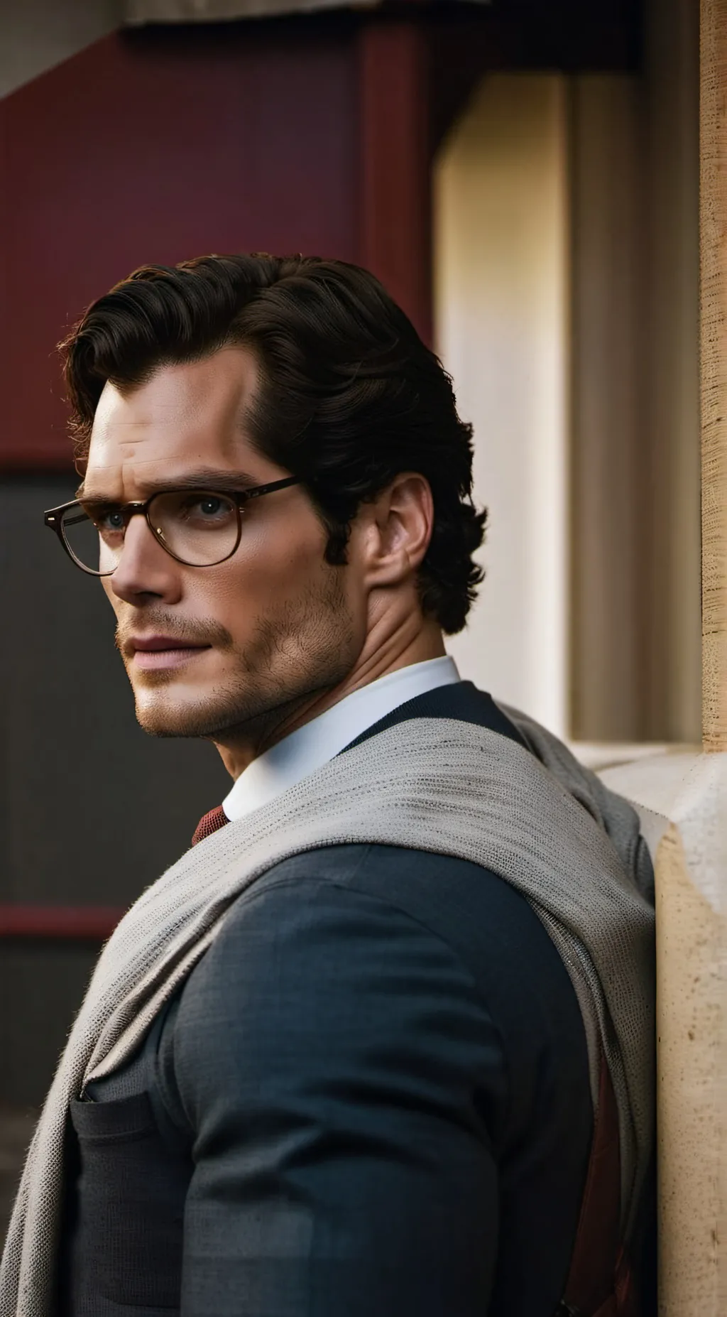 ai character: henry cavill background