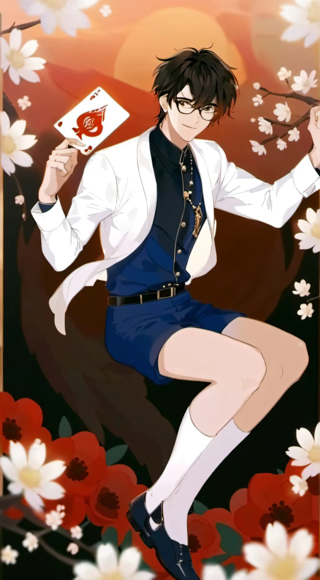 ai character: zene  background