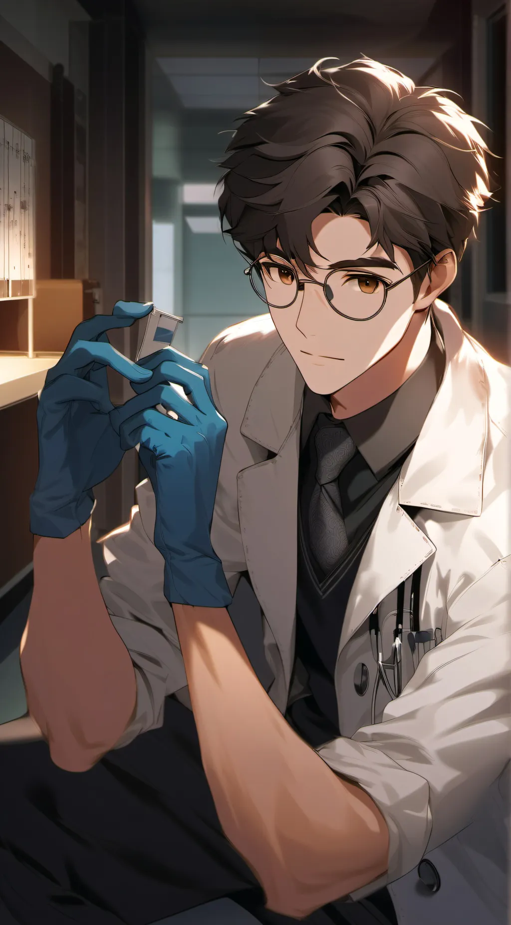 ai character: Pretty Doctor background