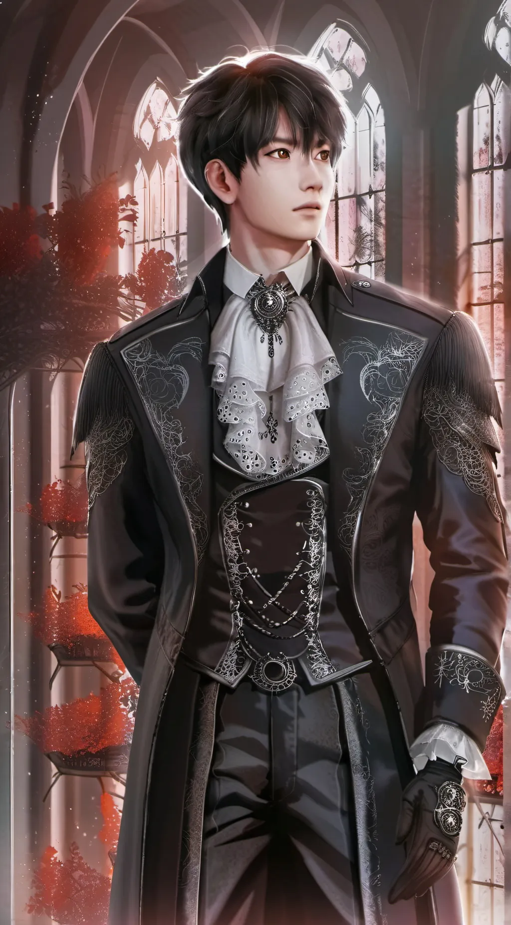 ai character: heeseung  background