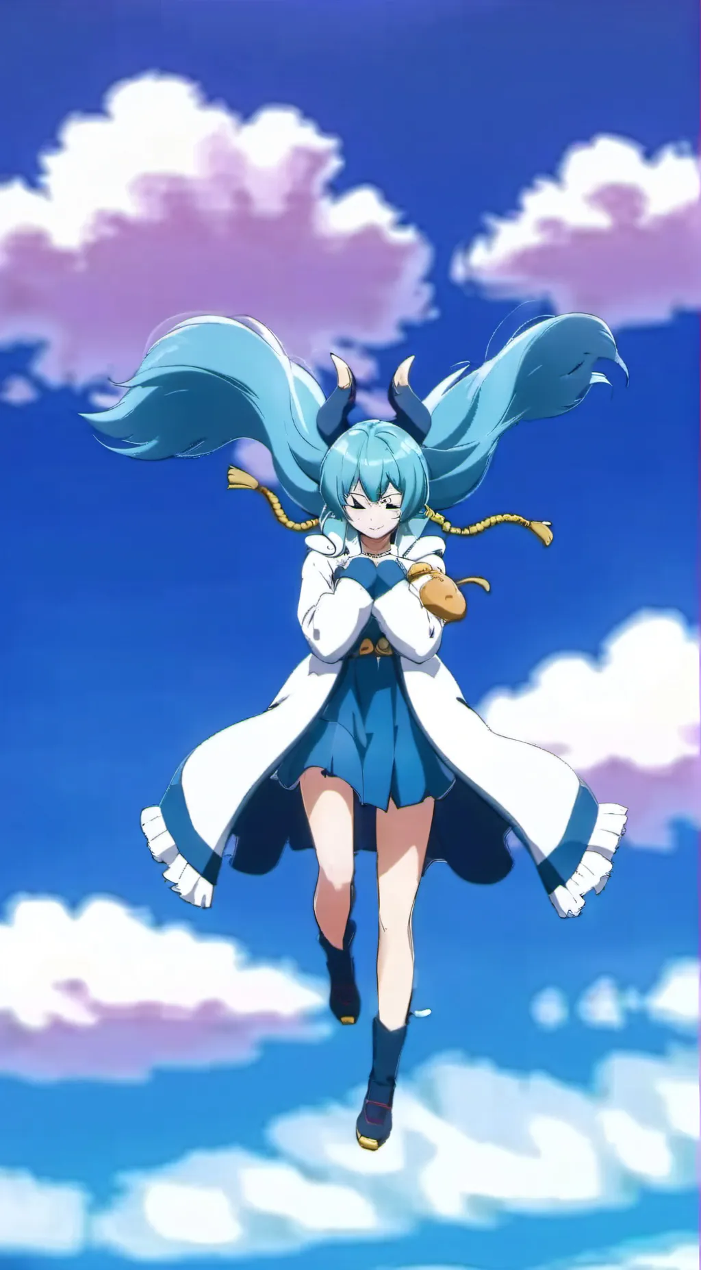 ai character: Sayo/magia azure  background