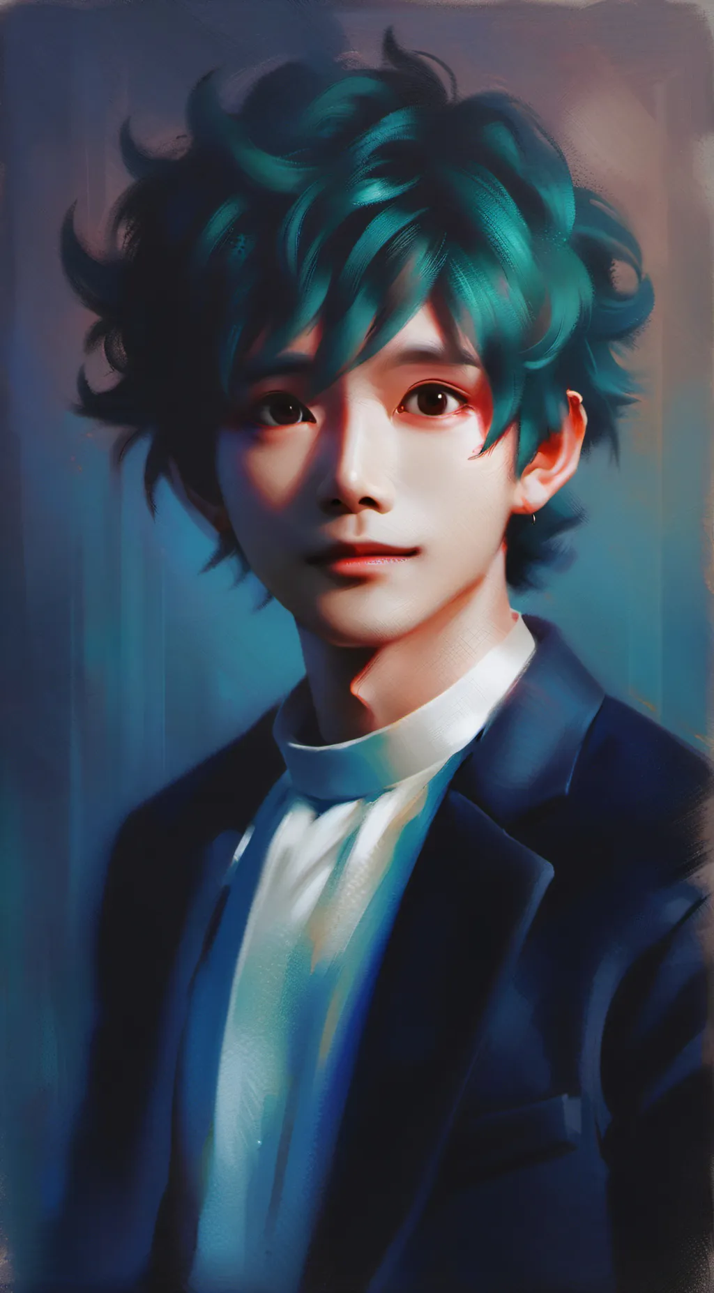 ai character: deku background