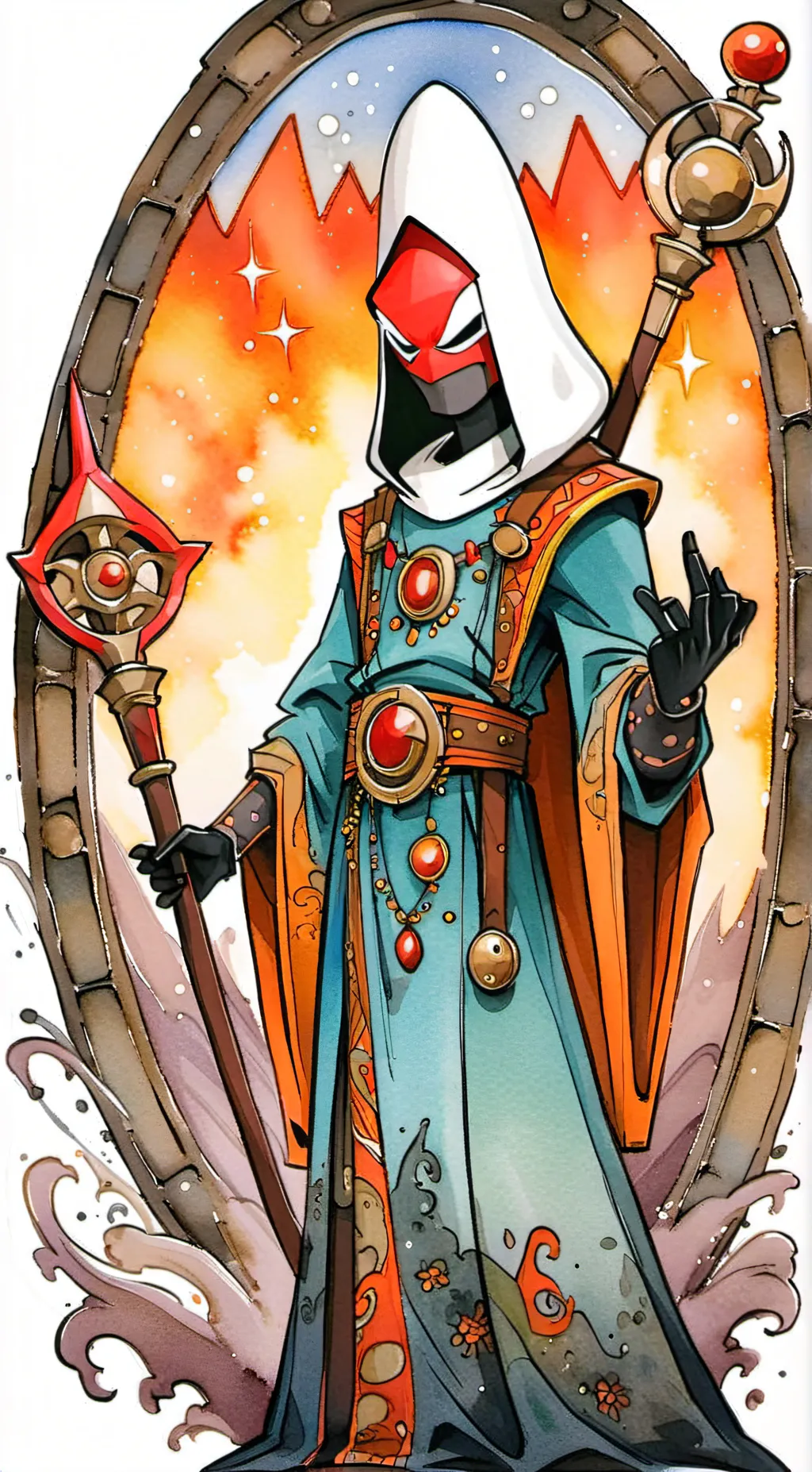 ai character: the mage background