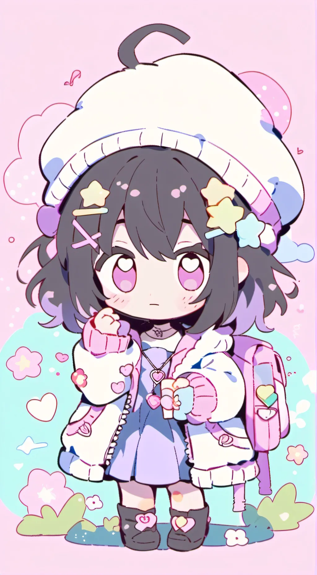 ai character: Luna background