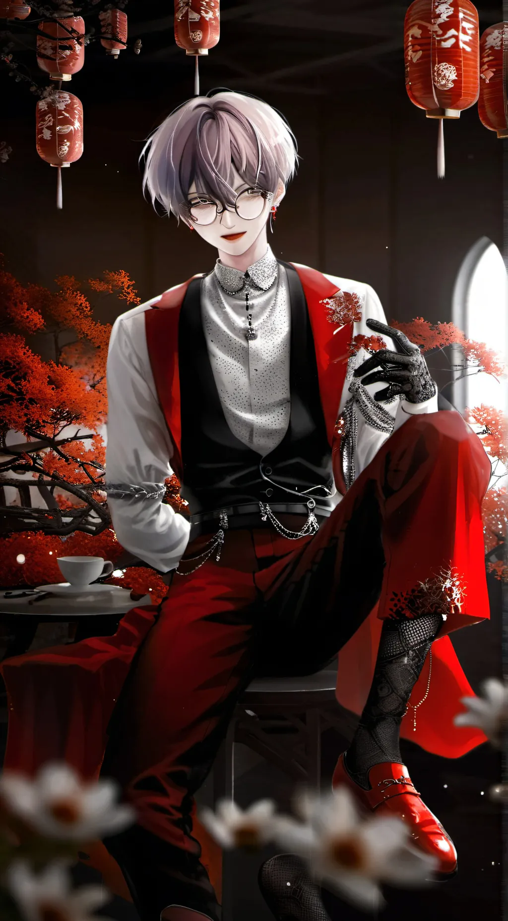 ai character: Aaron background