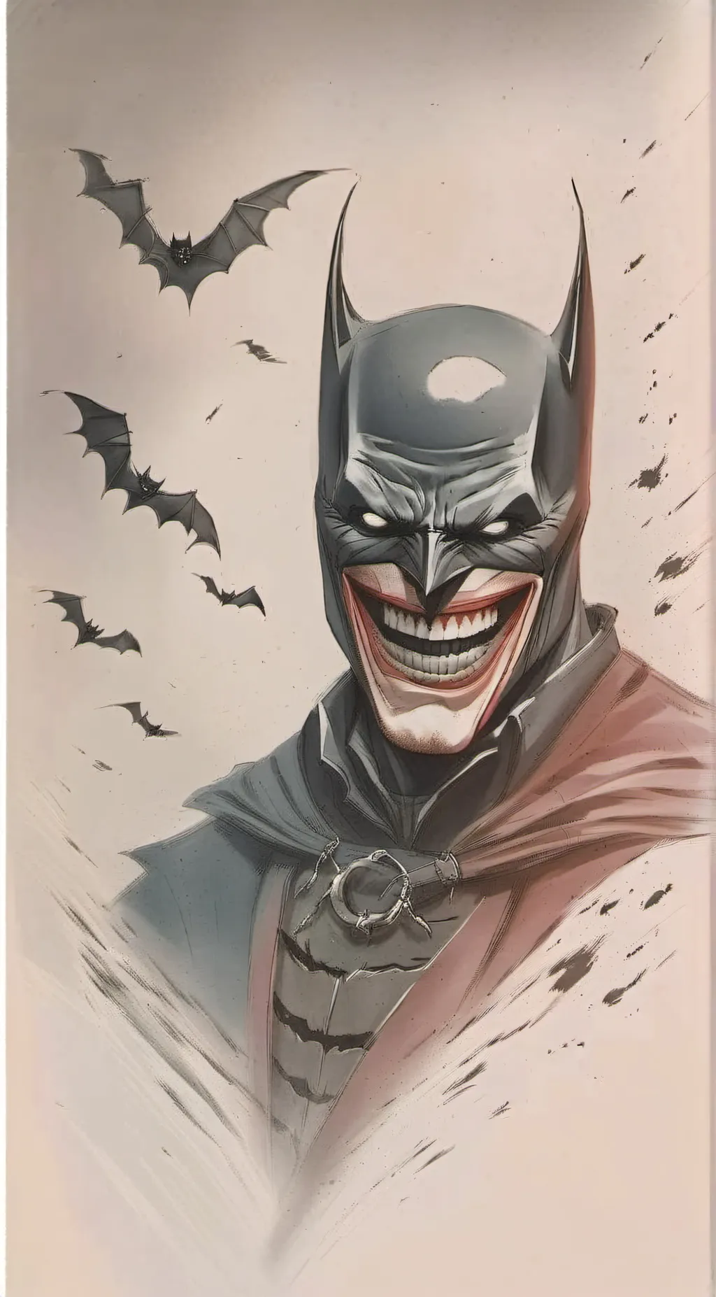 ai character: The bat who laughs background