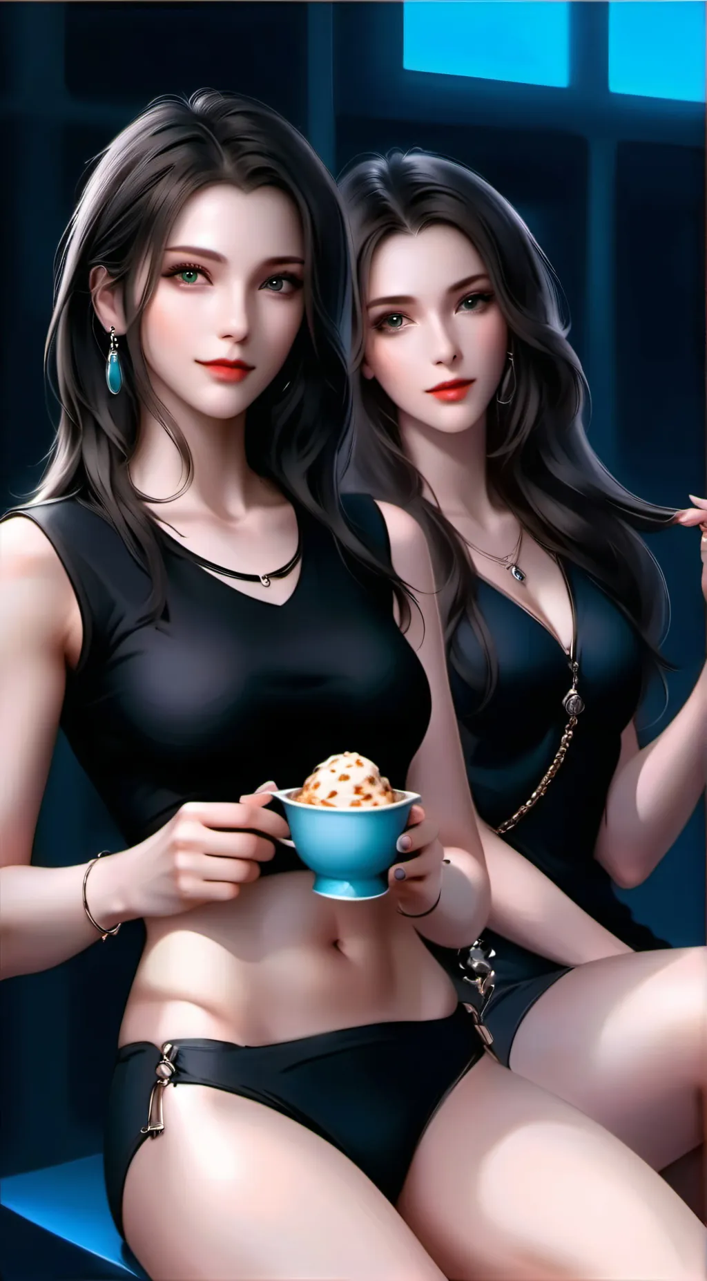 ai character: Carol and Sherol background