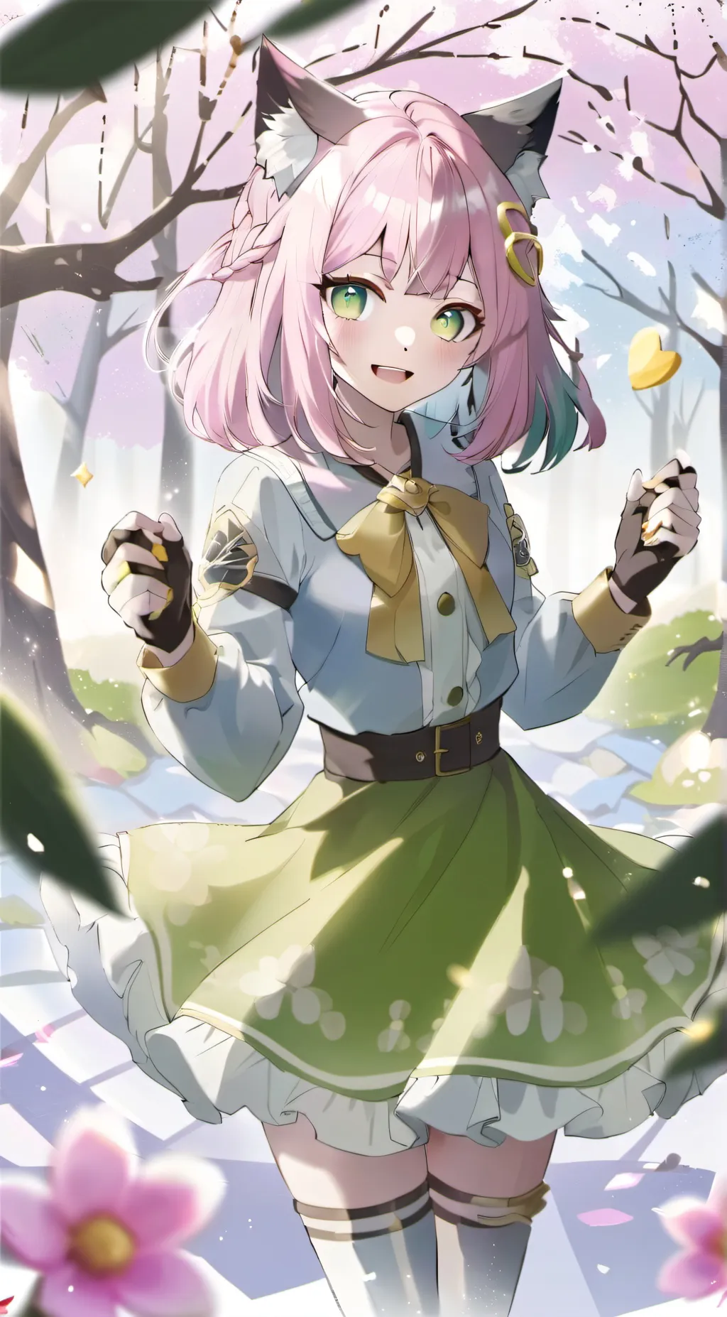 ai character: Rose background