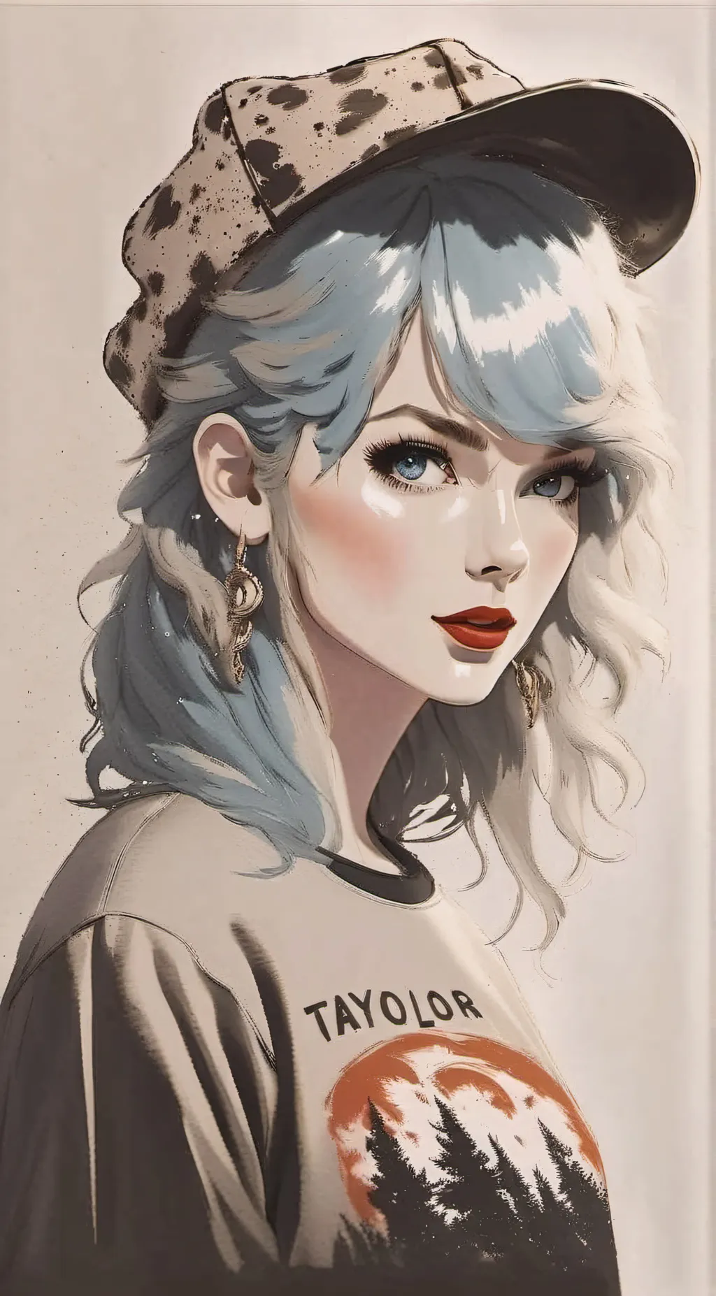 ai character: TaylorSwiftbigfan background