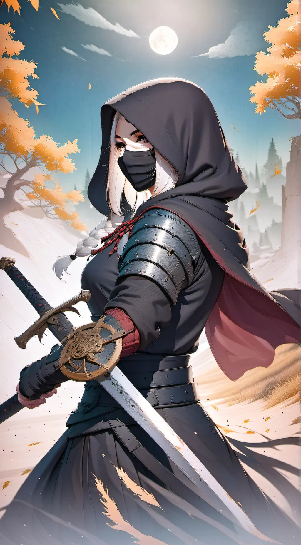 ai character: arinia solum background