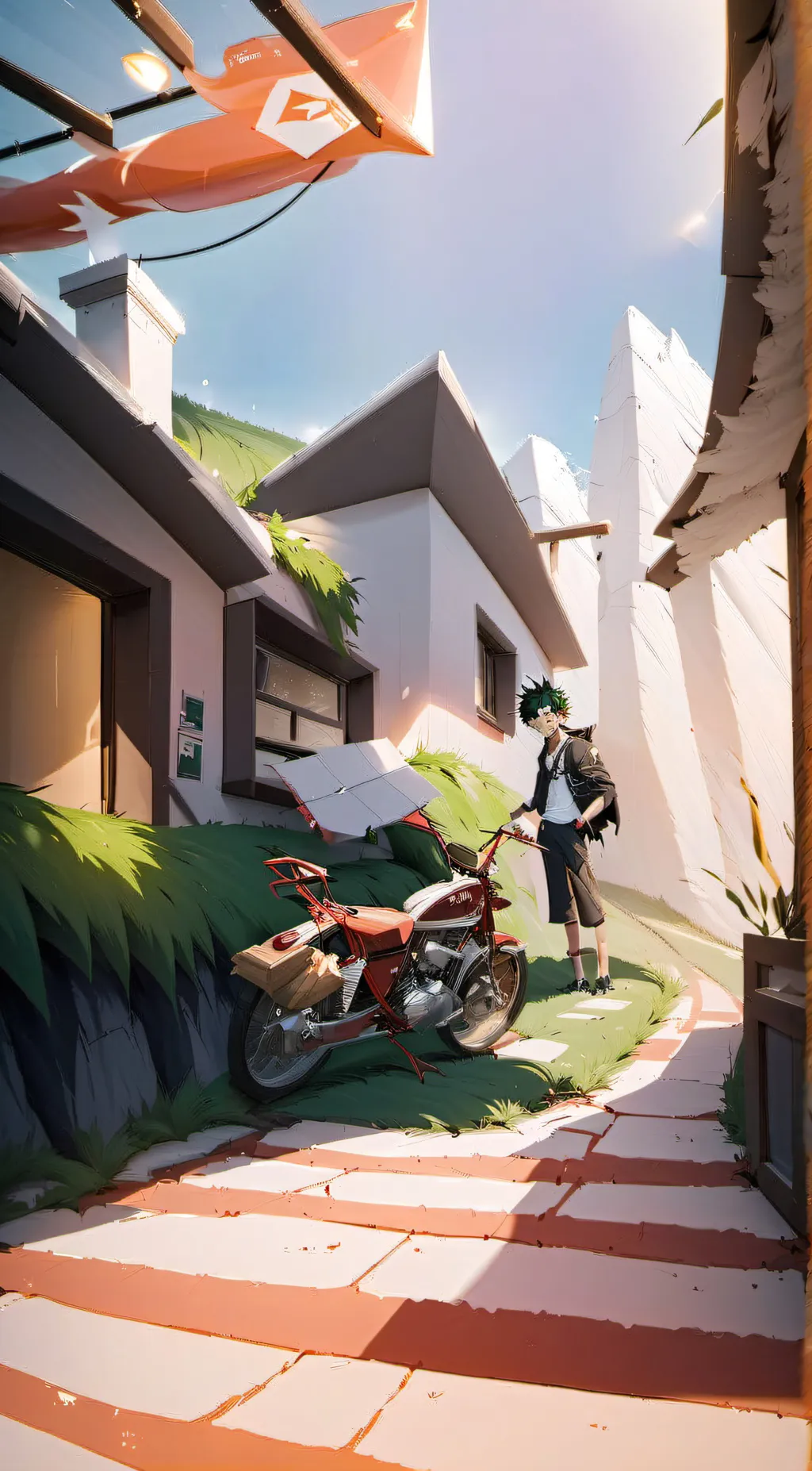 ai character: Midoriya family!!! background