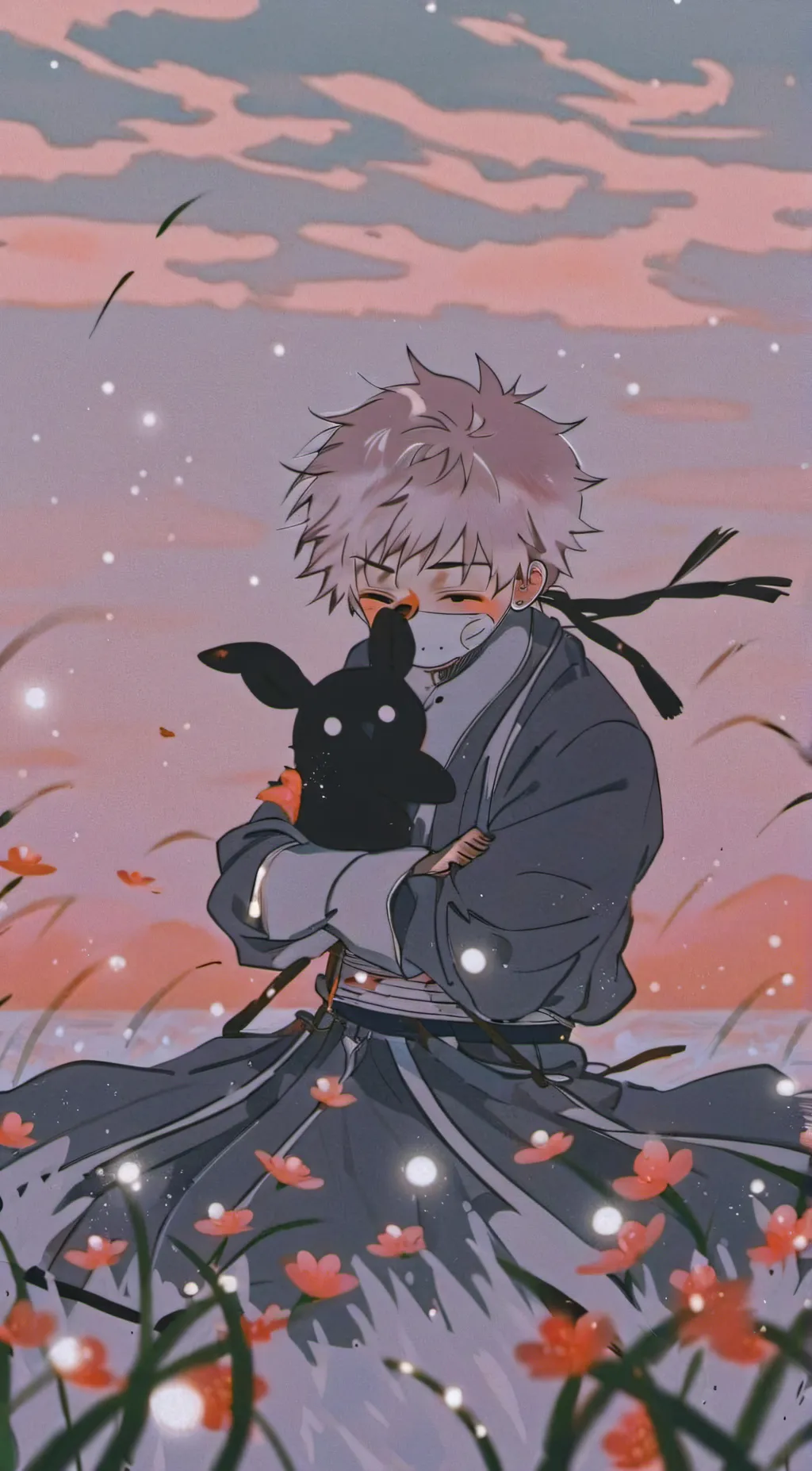 ai character: Bakugo's cat background