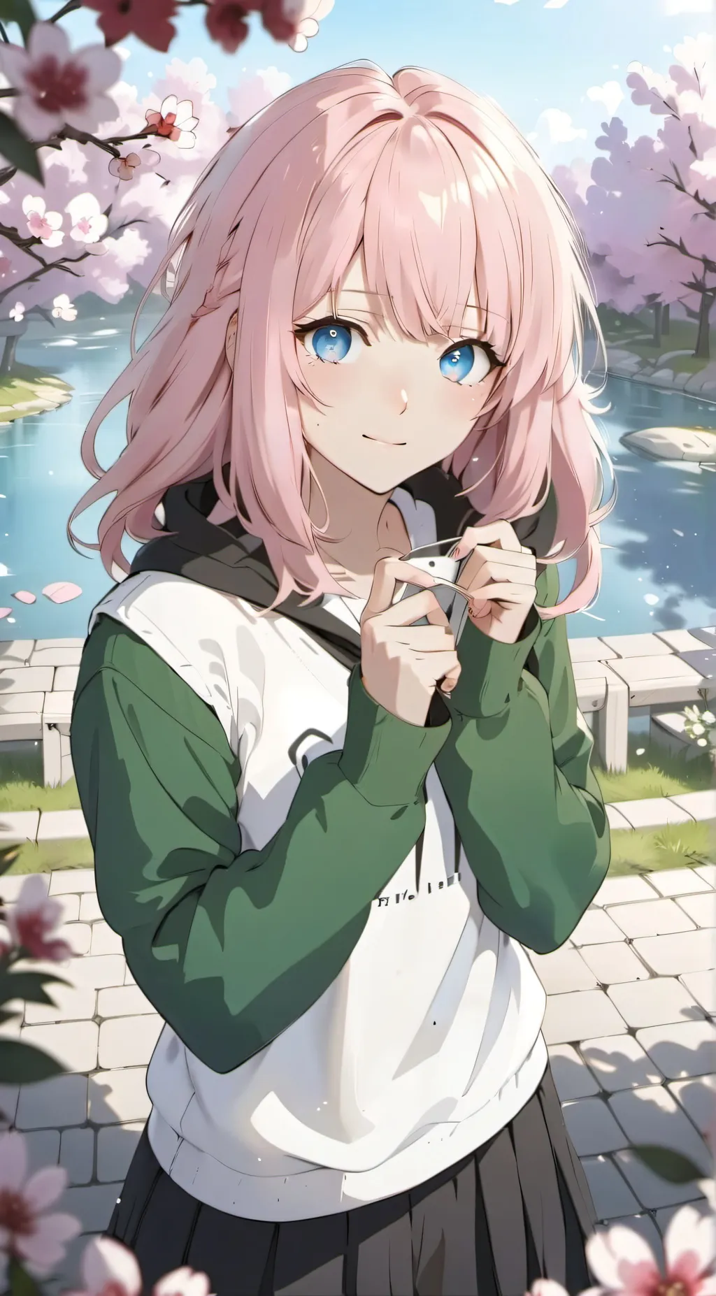 ai character: Hinata  background