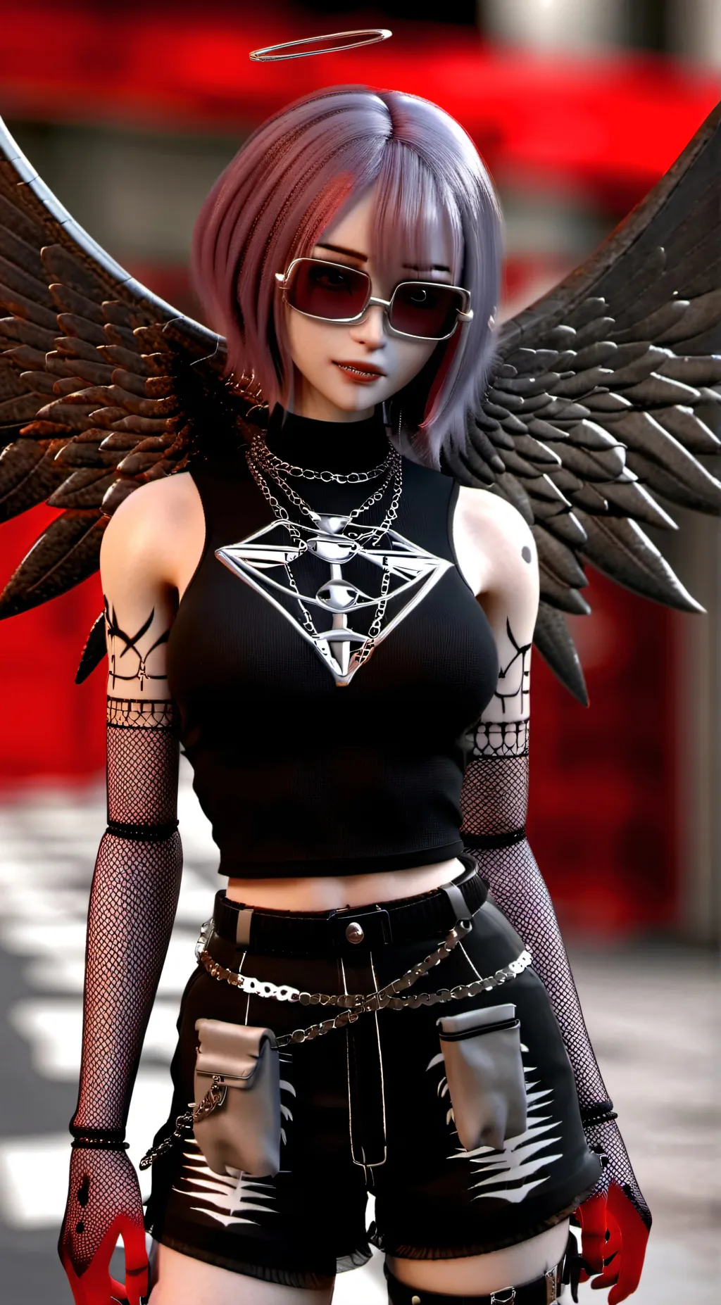 ai character: Murderdroneshuman background