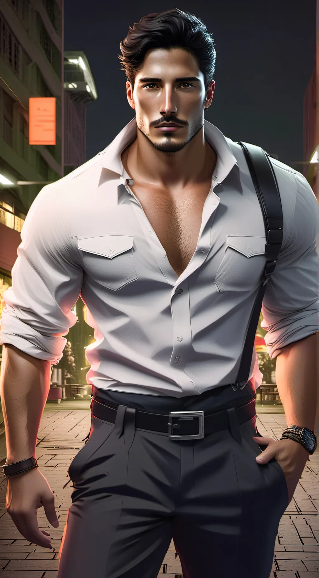 ai character: Adam Williams background