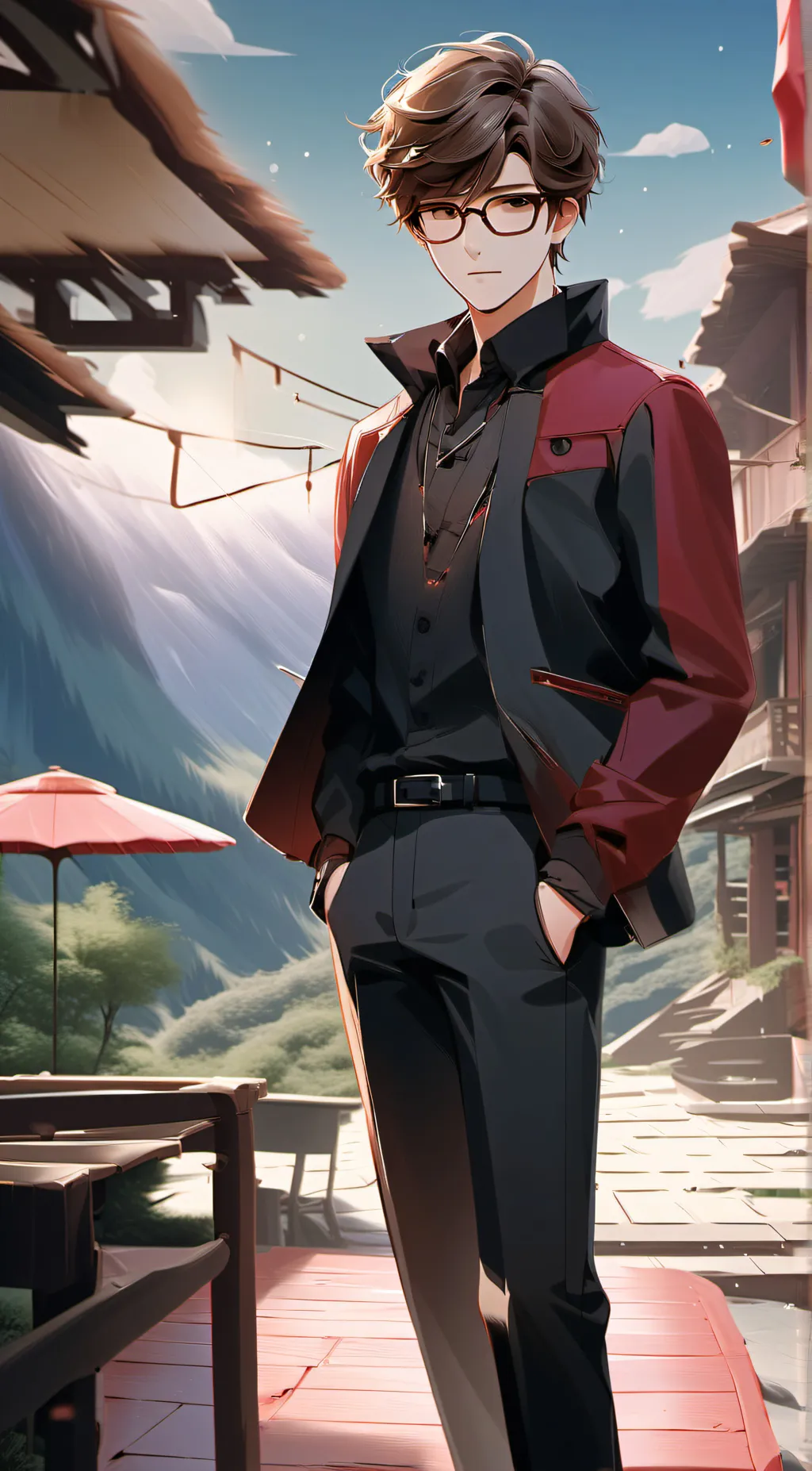 ai character: Damien background