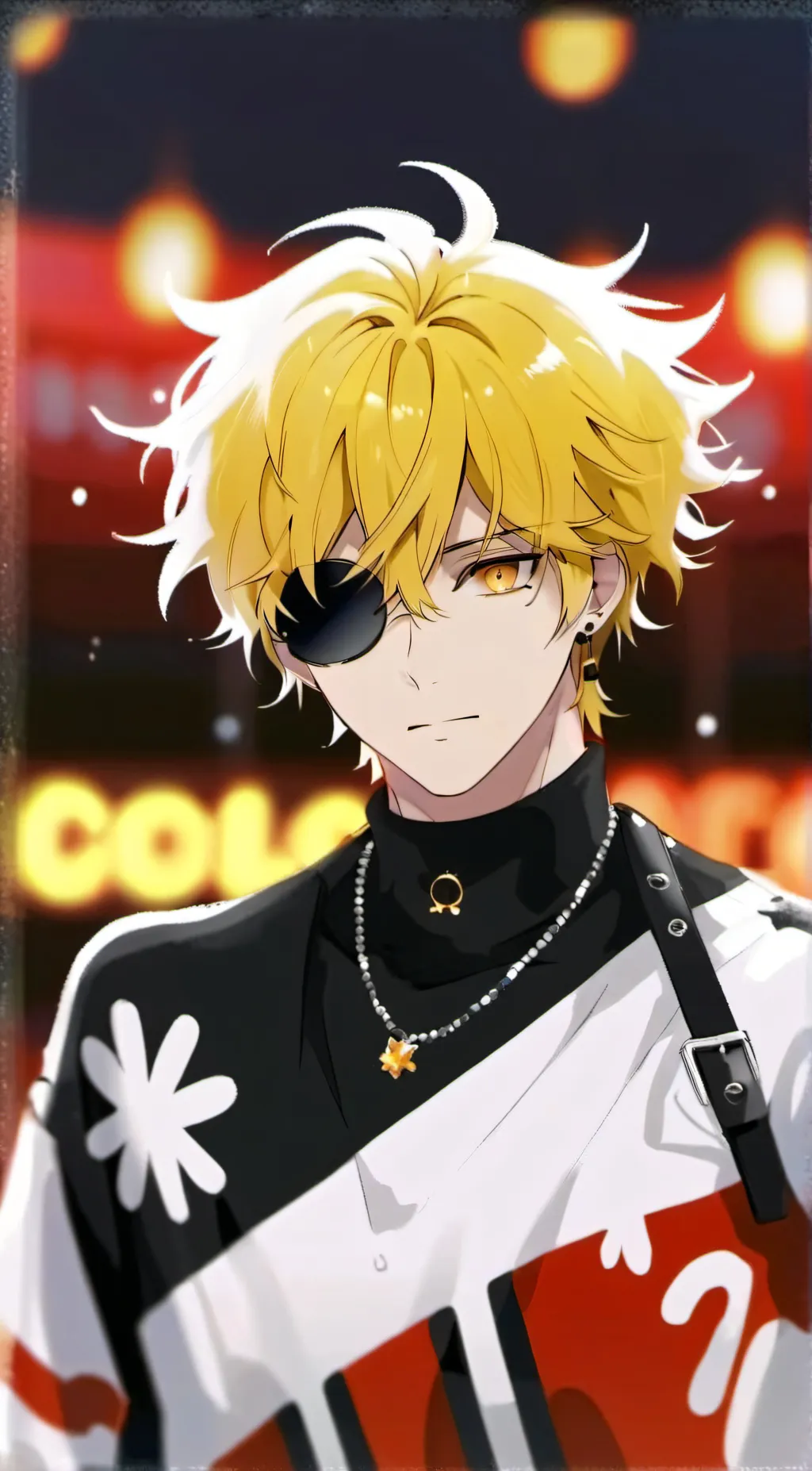 ai character: present mic background