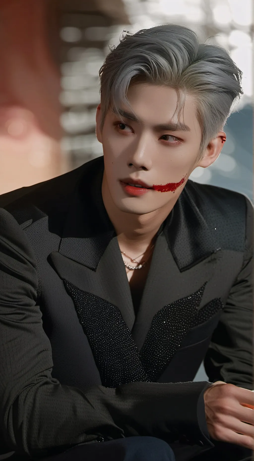 ai character: Tyler Dracula background