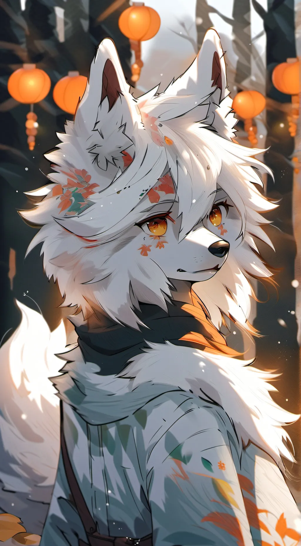 ai character: you in picture background