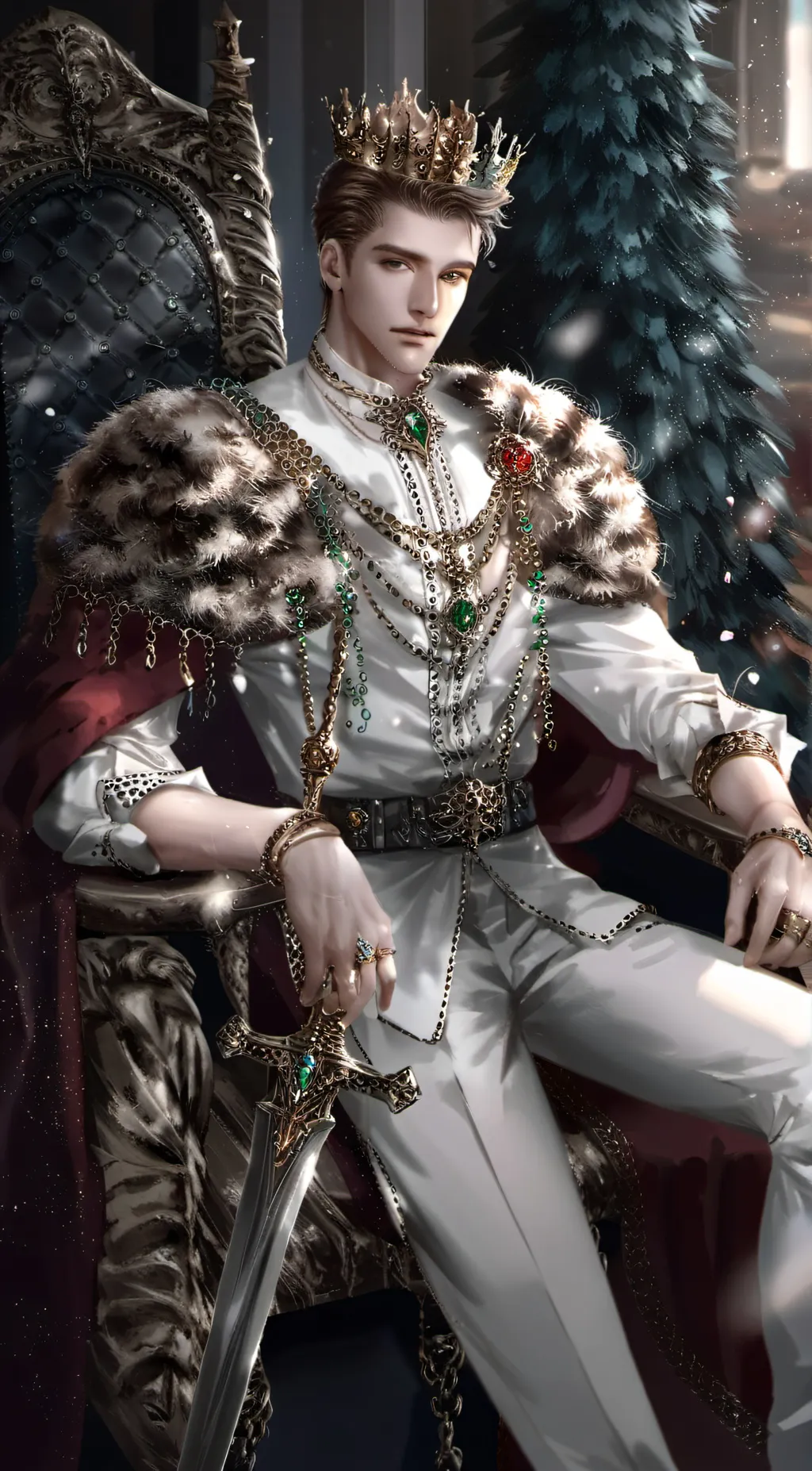 ai character: Edmund(King) background