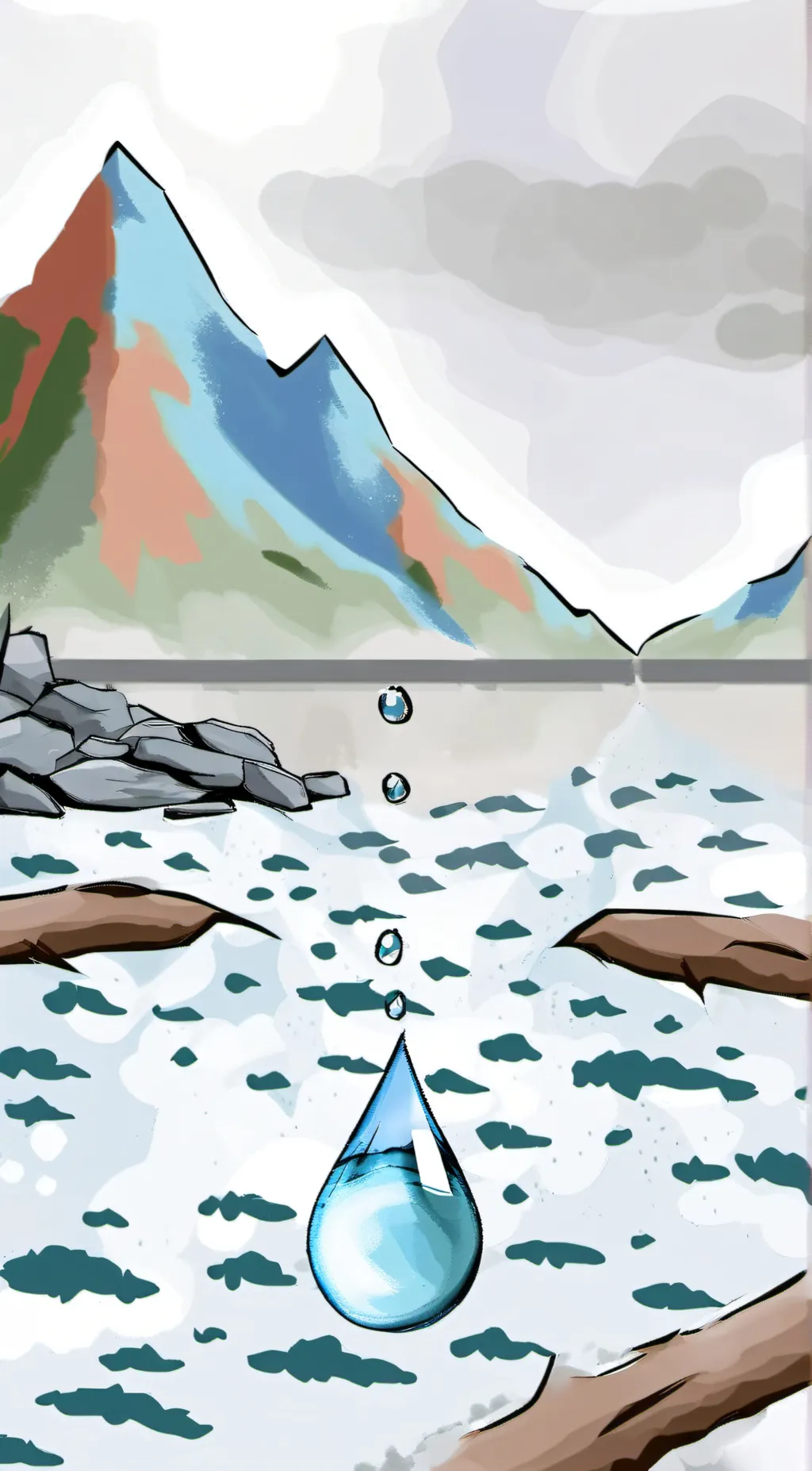 ai character: 💙teardrop(BFDI) background