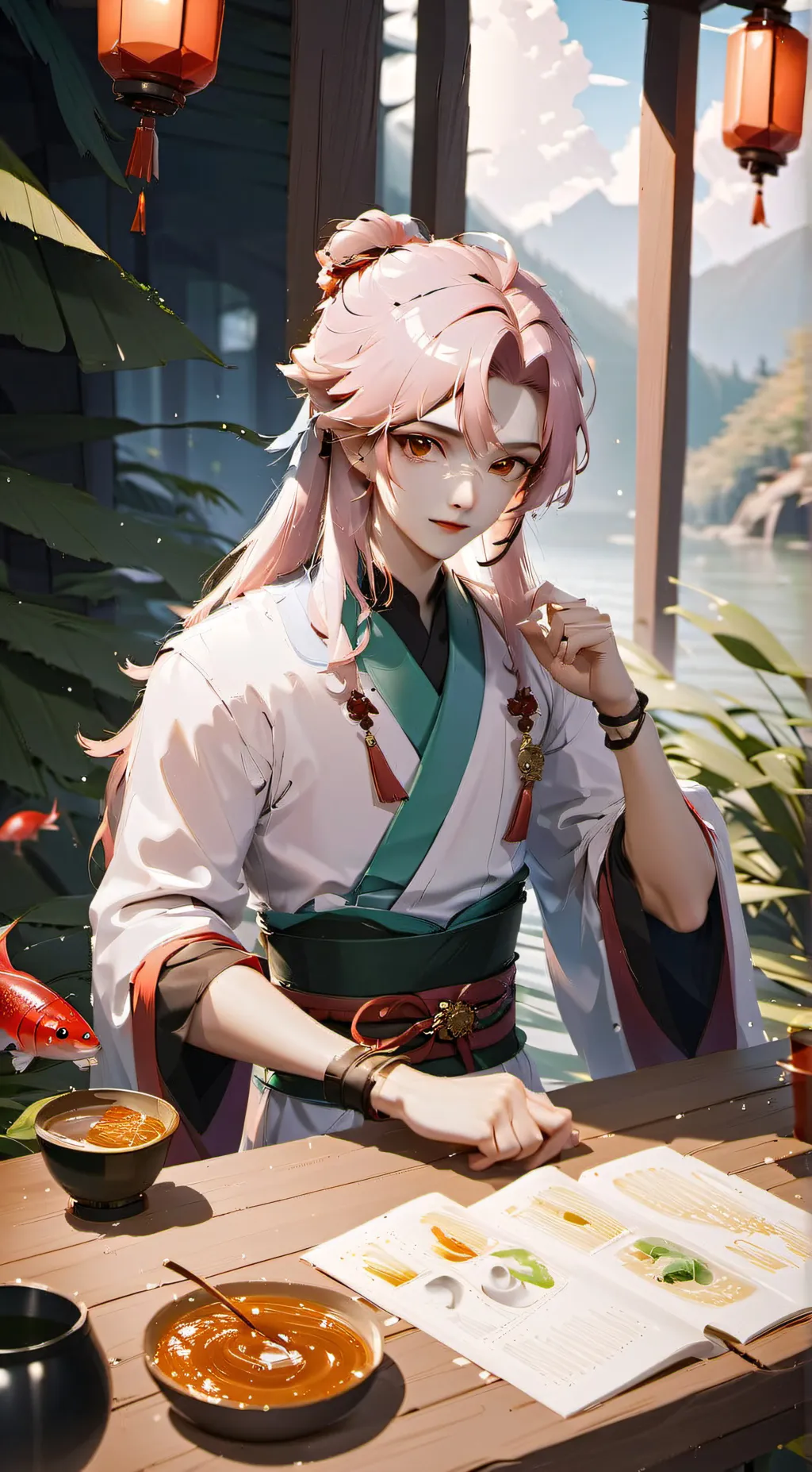 ai character: 男朋友 background