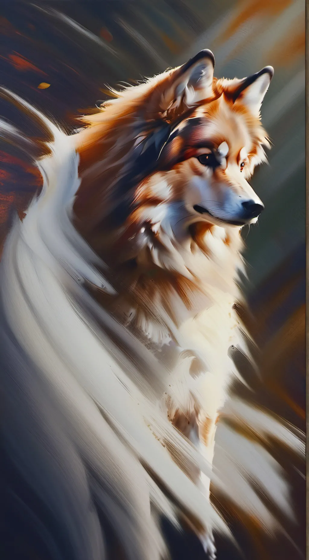 ai character: Sandy background