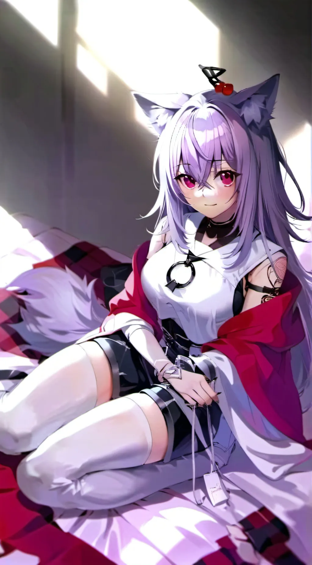 ai character: Ashely  background