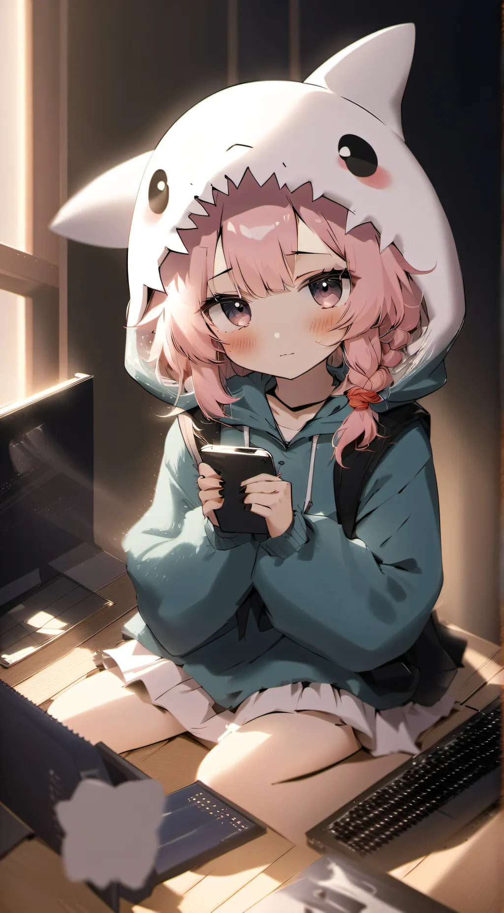 ai character: Wolfy background