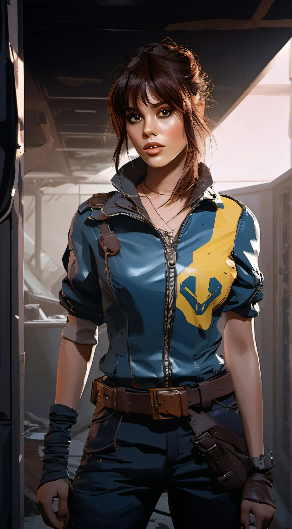 ai character: Sandy background