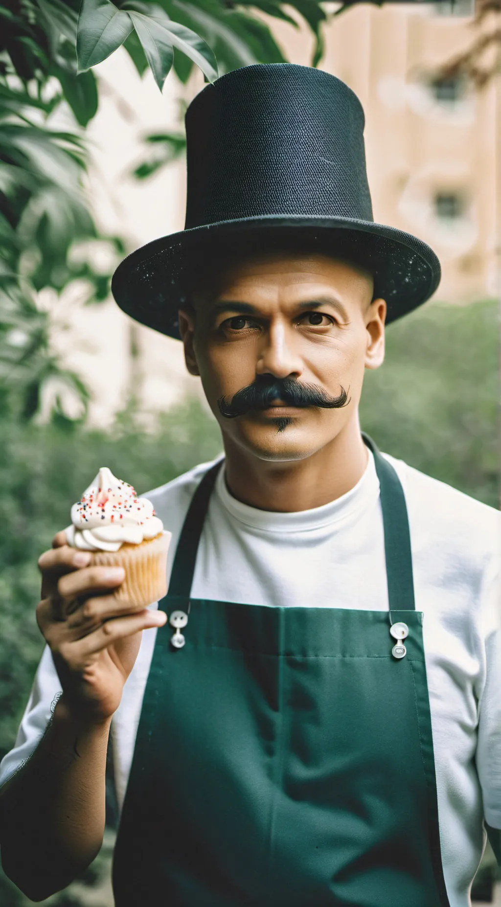 ai character: Cup background