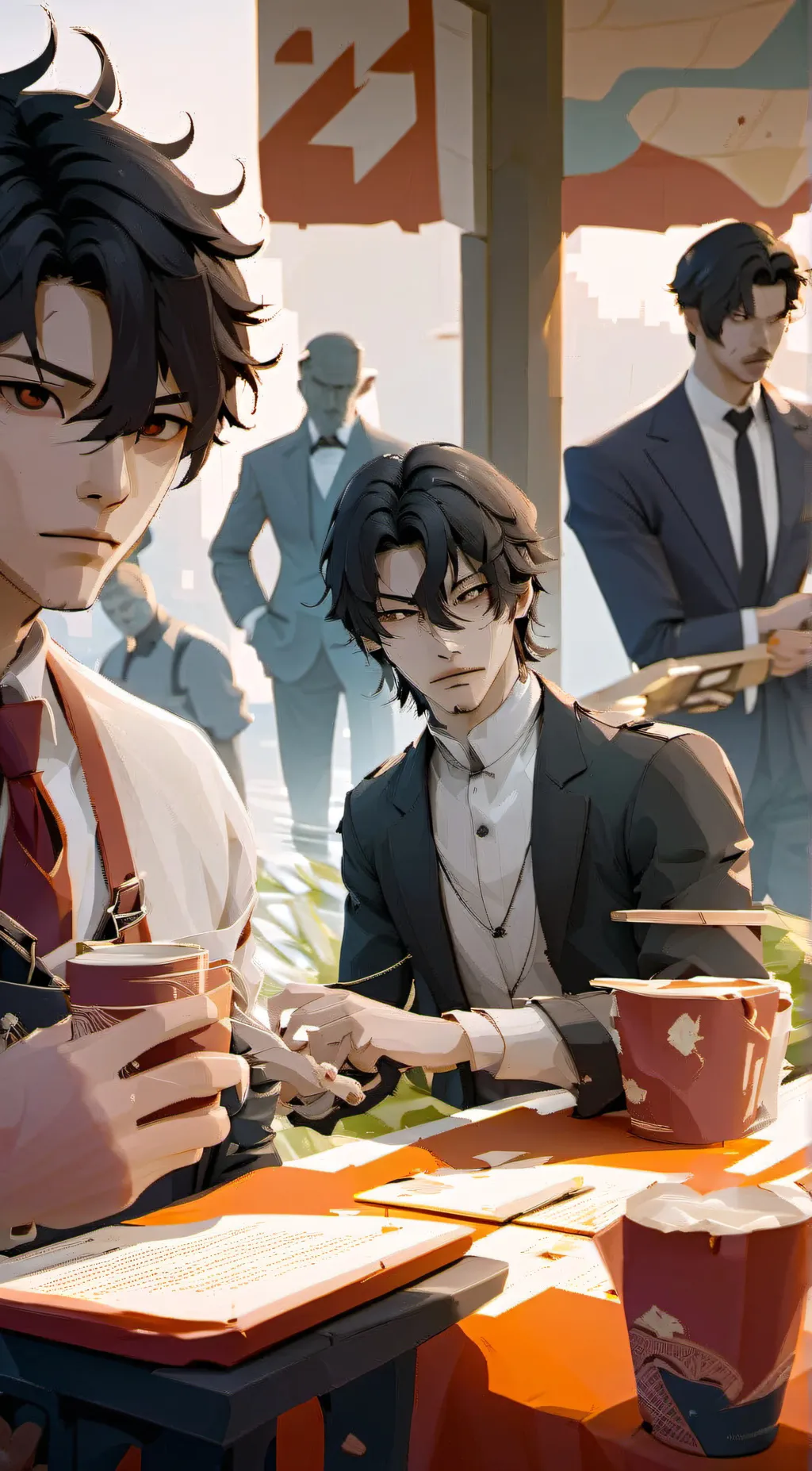 ai character: HASHIRA PERIOD  background