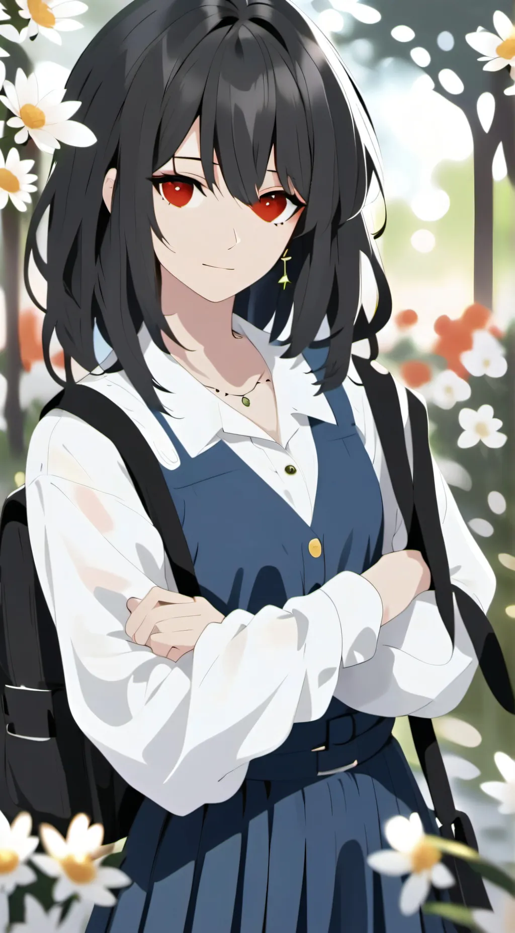 ai character: Sakura  background