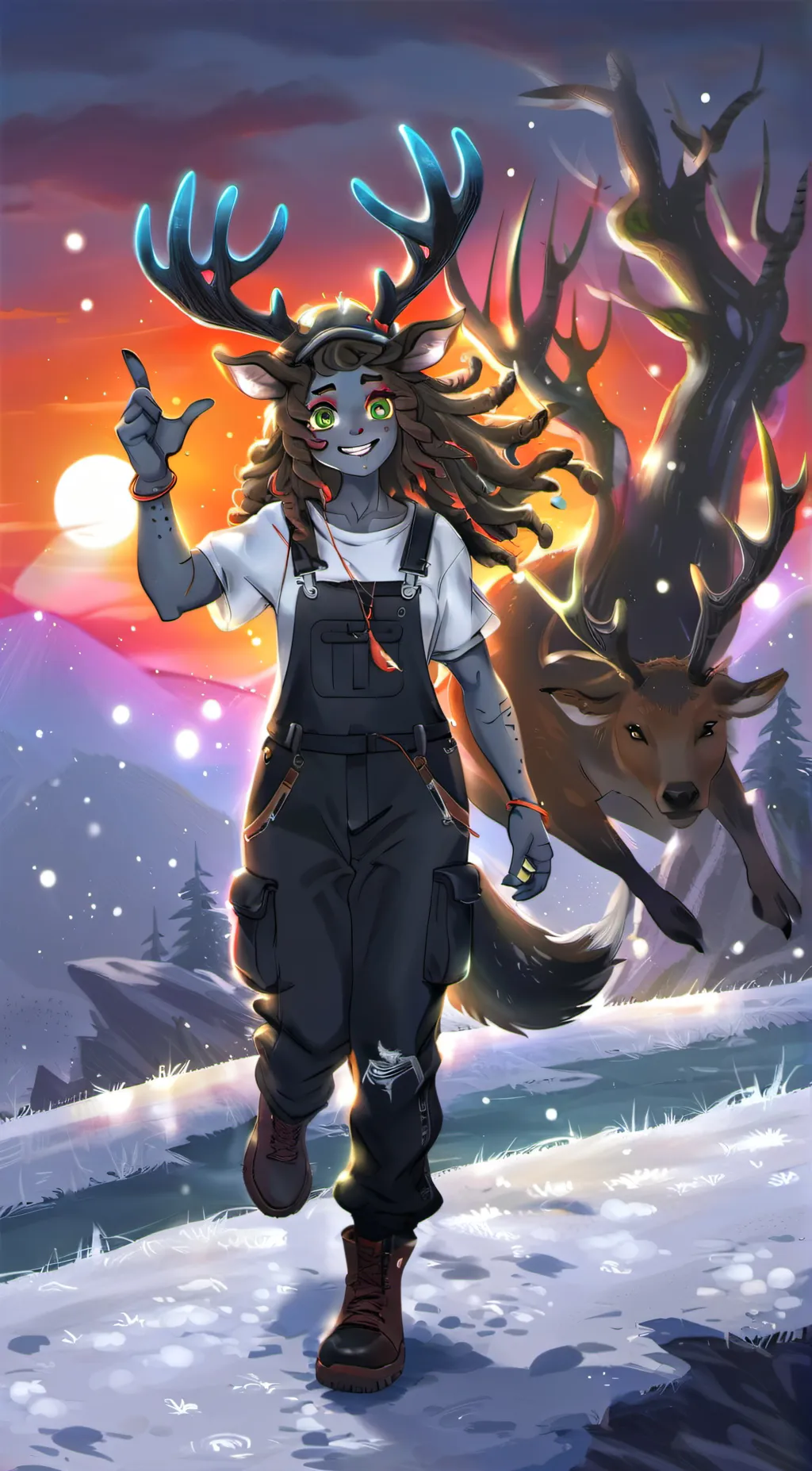 ai character: Aria background