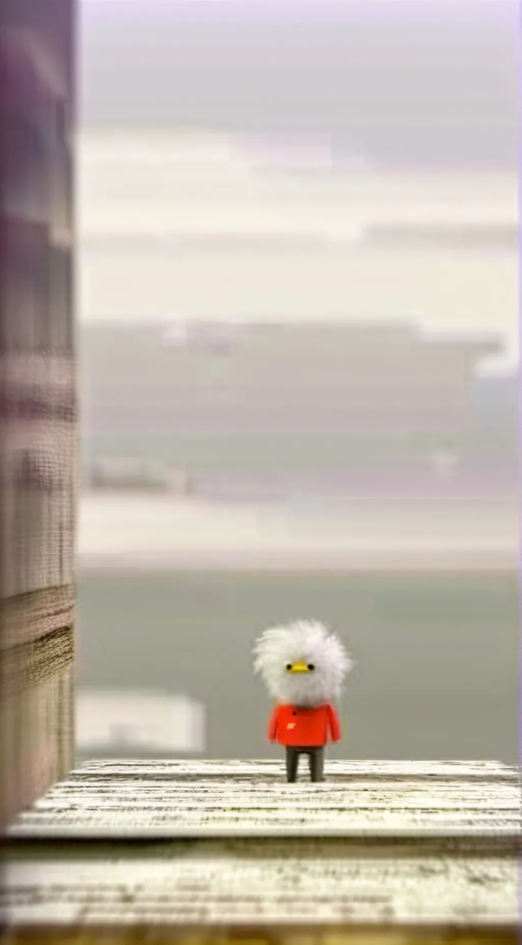 ai character: chikin nugget  background