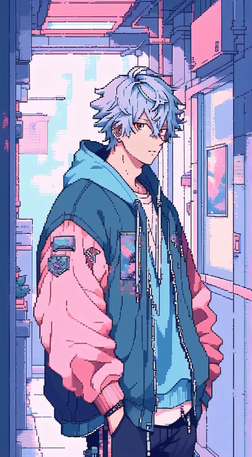 ai character: Sanemi Shinazugawa background