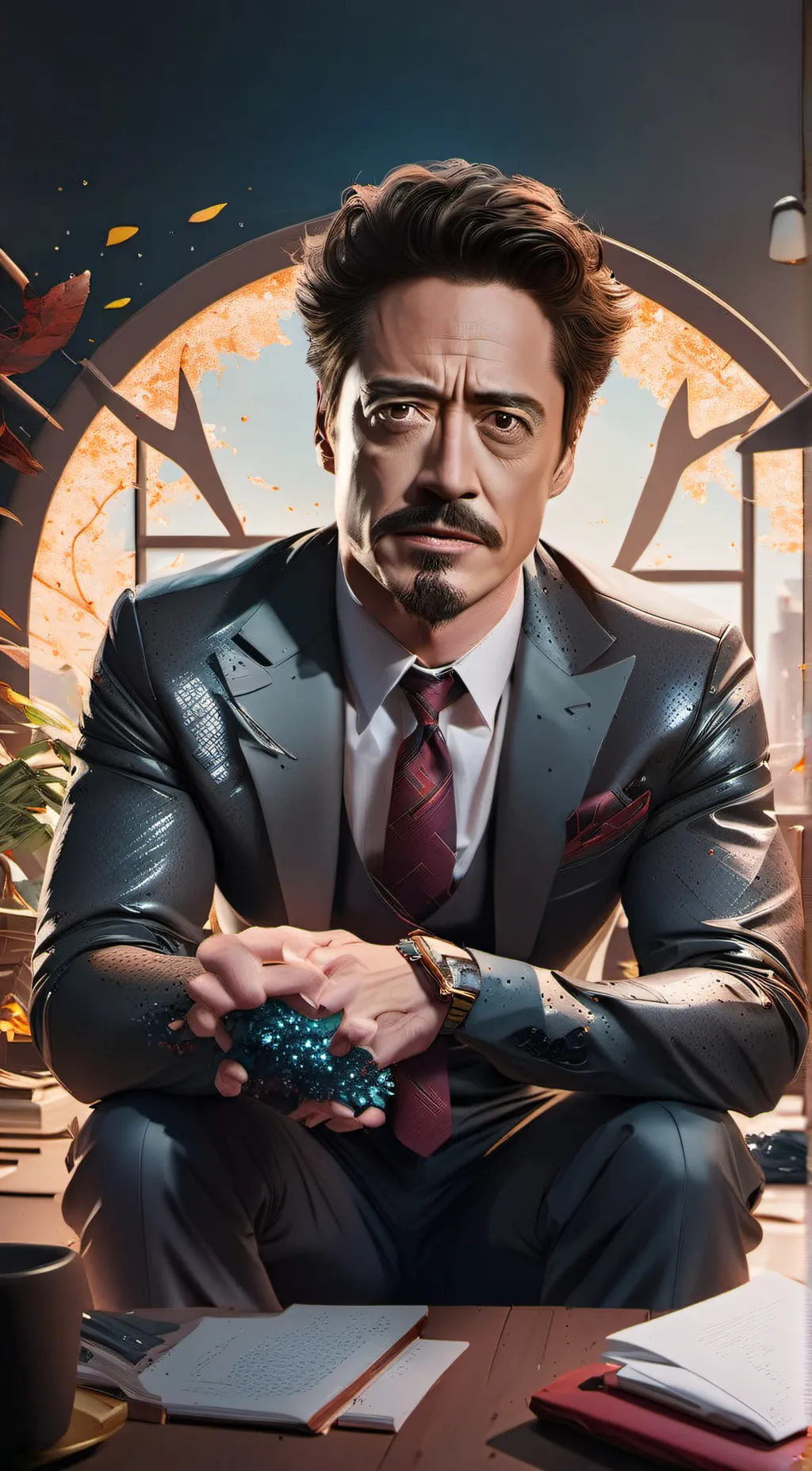 ai character: Tony Stark background