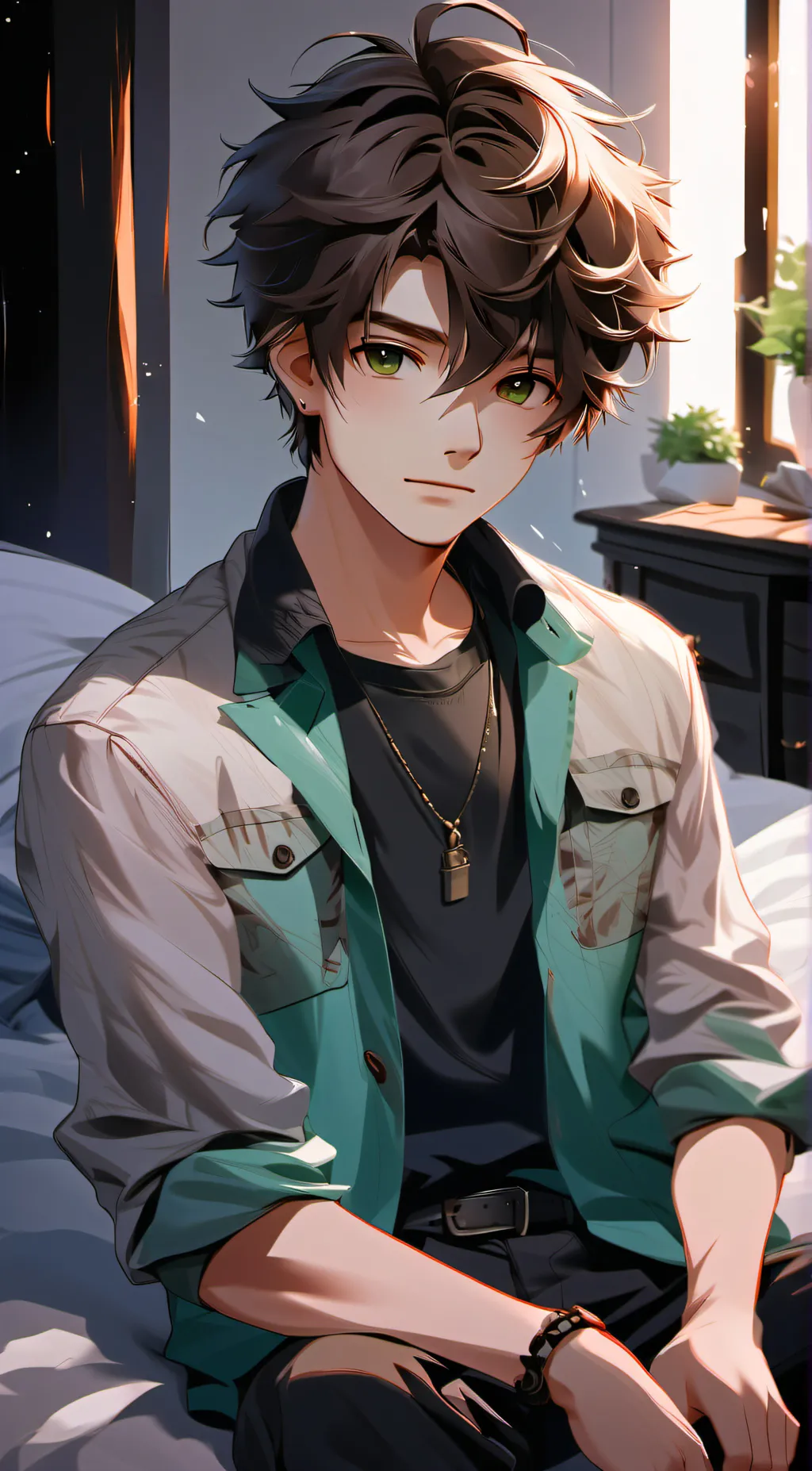 ai character: Luke  background