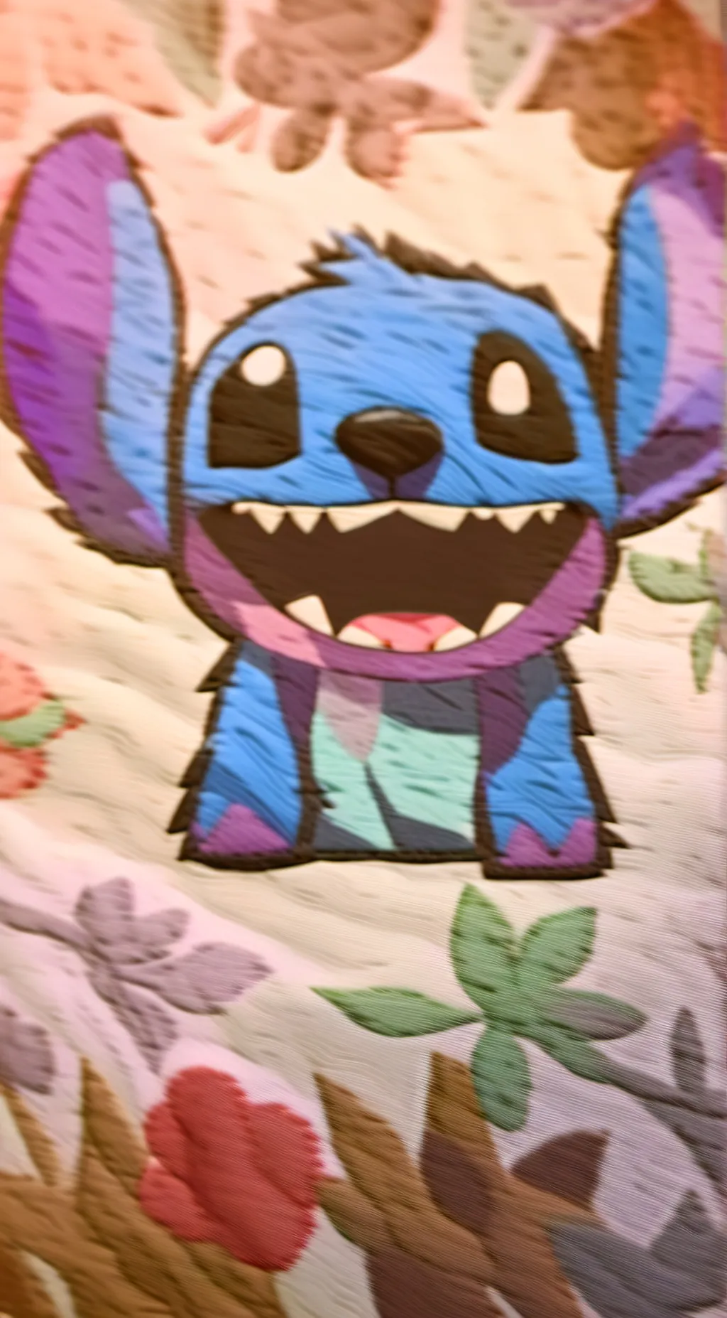 ai character: Stitch background