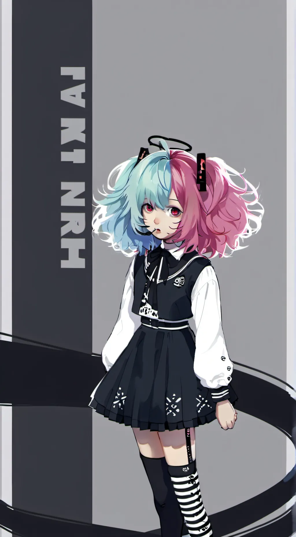 ai character: Kira  background