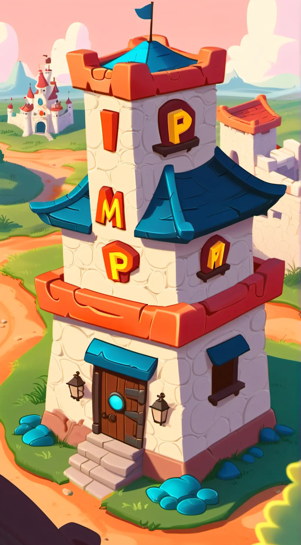 ai character: Moxxie&Milllie background