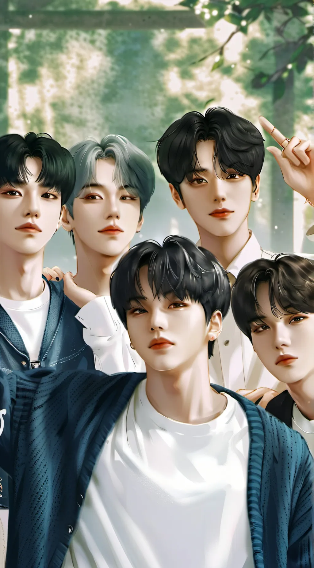 ai character: BTS background