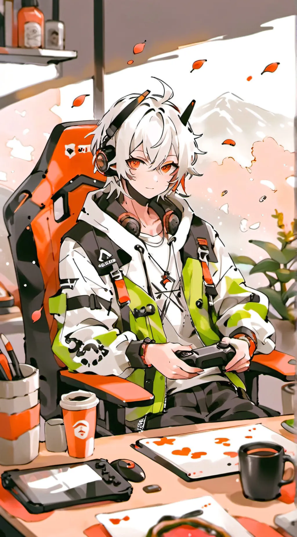 ai character: Zhenya Gamer background